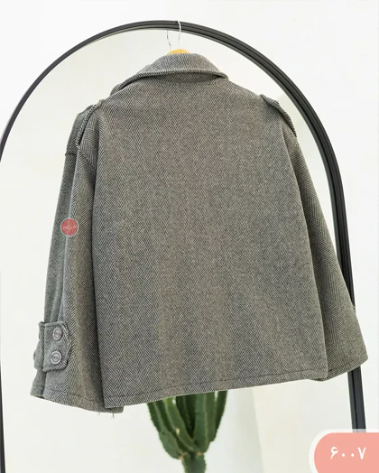 پالتو جناقی آستین دکمه6007