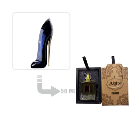 عطر ادکلن کارولینا هررا گود گرل مشکی زنانه 50 میل اشدی Carolina Herrera Good Girl woman Ashdi 50ml