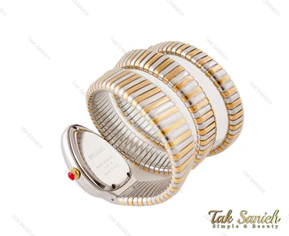 ساعت بولگاری زنانه سرپنتی طلایی سیلور مشکی Bvlgari-3690-L