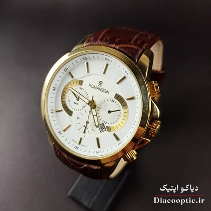 ساعت مچی مردانه موتور ژاپن برند رمانسون مدل DO1200 بند چرمی