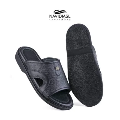 صندل مردانه چرم شهریار طبی کد 1504025