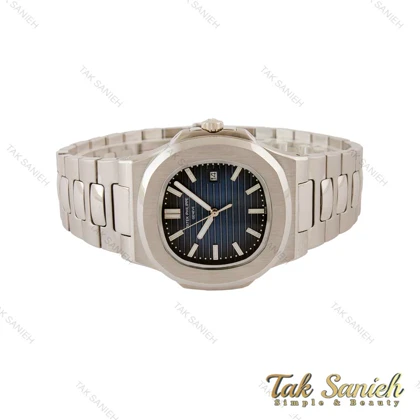 ساعت پتک فلیپ ناتیلوس مردانه استیل صفحه سرمه ای Patek-5399-G