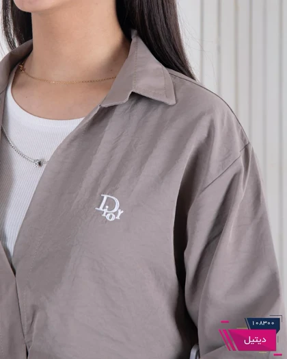 شومیز زنونه دو تیکه سیلک SADAF/DIOR