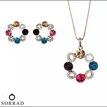 نیم ست کریستالی اپال کلیو