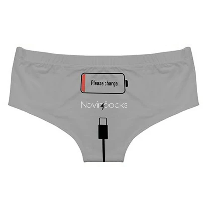 شورت طرح Please Charge