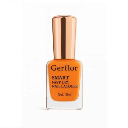 لاک ناخن نارنجی روشن (Orange Bright) گرفلور کد gr159