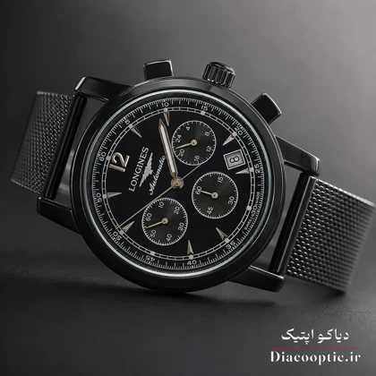 ساعت مچی مردانه برند Longines سه موتور مدل DO1157 حصیری