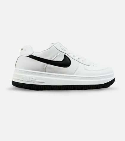 کفش کتانی بزرگ پا سفید مشکی نایک NIKE AIR FORCE