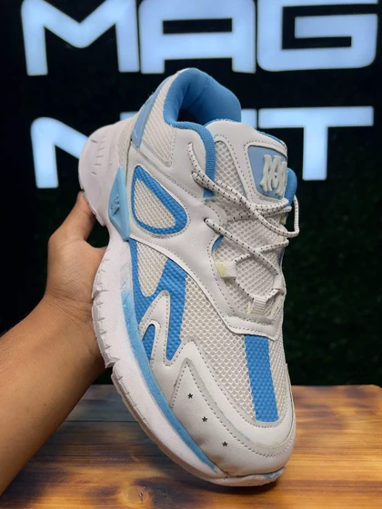 کتانی AMIRI سفید آبی کمرنگ