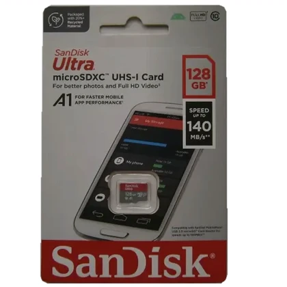 کارت حافظه سن دیسک SanDisk مدل Ultra ظرفیت 128 گیگابایت