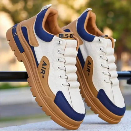 کتانی لژدار طبی مردانه ضد آب Men’s Waterproof Platform Orthopedic Sneakers
