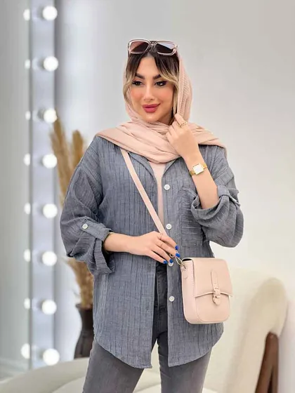 شومیز تک جیب نلی