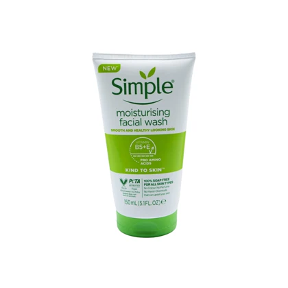 ژل شستشوی مرطوب کننده صورت سیمپل مدل Moisturising
