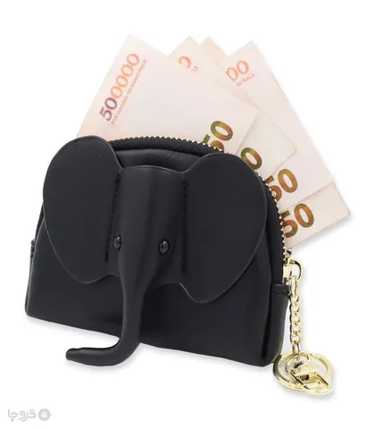 کیف پول دخترانه زیپ‌دار Taomicmic تائومیک میک طرح برجسته فیل