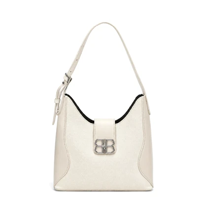 کیف balenciaga چرم سفید کرم/ بالنسیاگا
