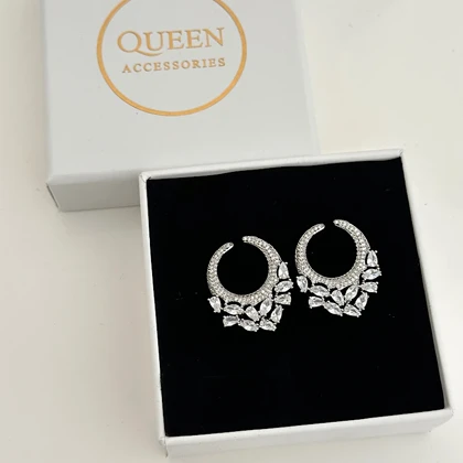 گوشواره زنانه طرح جواهر کد 897