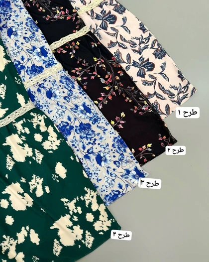 پیراهن چین‌دار نوار دوزی کد 4701