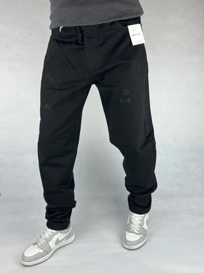 شلوار مام فیت مردانه مشکی 147