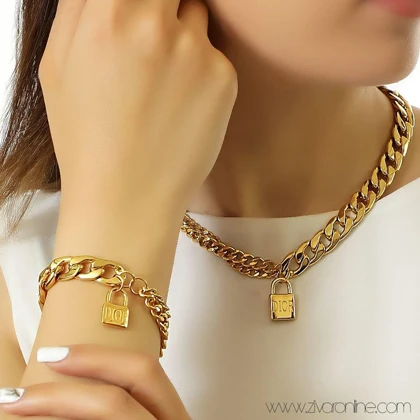 ست گردنبند و دستبند دیور 10038