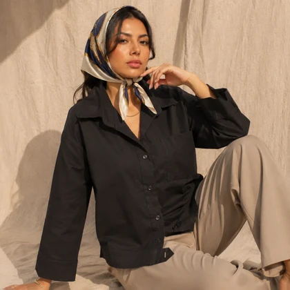 شومیز نخی زنانه مدل آوید کد 1104