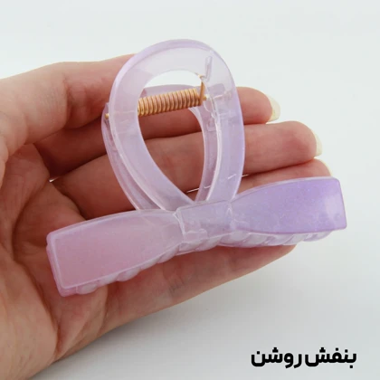 کلیپس دخترانه مدل پاپیون دو رنگ