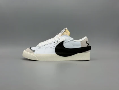 کتانی نایکی بلیزر لو جامبو سفید مشکی/ Nike Blazer low Jumbo