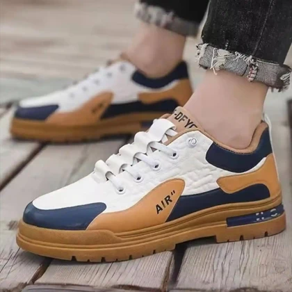 کتانی لژدار طبی مردانه ضد آب Men’s Waterproof Platform Orthopedic Sneakers