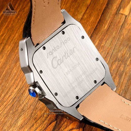 ساعت مردانه کارتیه سانتوس Cartier Santos 100-SGK
