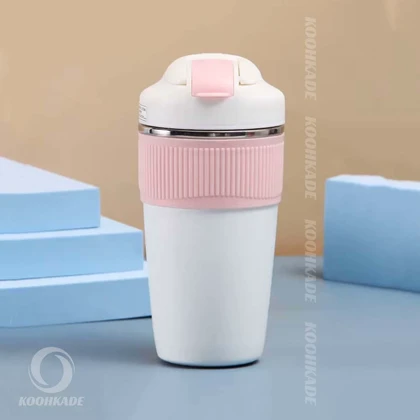 تراول ماگ 480ML دور سیلیکونی AHHUAT