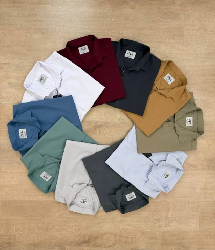 پیراهن آستین بلند قابپک مخفی2643