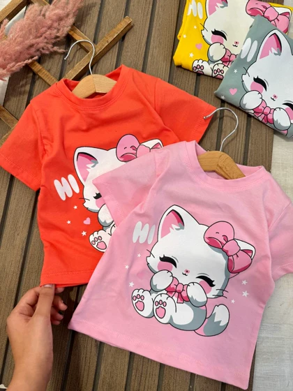 تیشرت تک گربه ناز