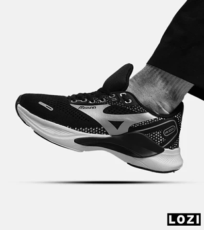 کفش کتانی مردانه مشکی MIZUNO wave rider 24