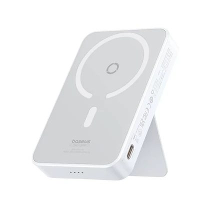 پاوربانک مغناطیسی باسئوس MagPro Magnetic Bracket ظرفیت 5000 میلی‌آمپر ساعت با پایه نگهدارنده