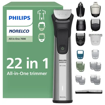 ماشین اصلاح فیلیپس Philips Norelco مدل MG7975/49 با 22 ابزار اصلاح