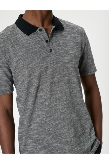 تیشرت یقه پولو مردانه اورجینال کوتون koton