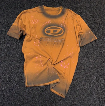 تیشرت دیزل فوق خفن کاستوم شده در بمب رنگ بندی