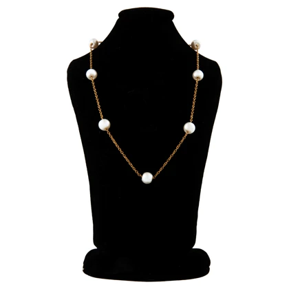 گردنبند زنانه مدل مروارید زنجیری