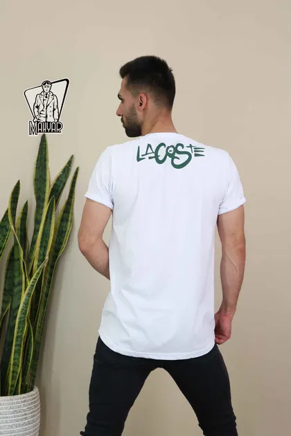 تیشرت یقه گرد LACOSTE