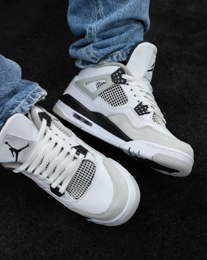 کفش Jordan 4 military black کد M015