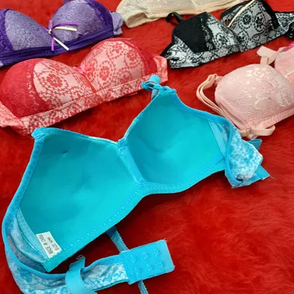 سوتین اسفنجی دخترانه حراجی کد SCH4398 (پک 6تایی)