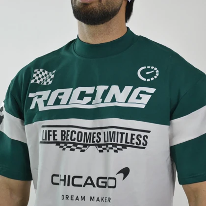 تیشرت اسپرت ریسینگ شیکاگو مدل ZRA-4D0558 کله غازی