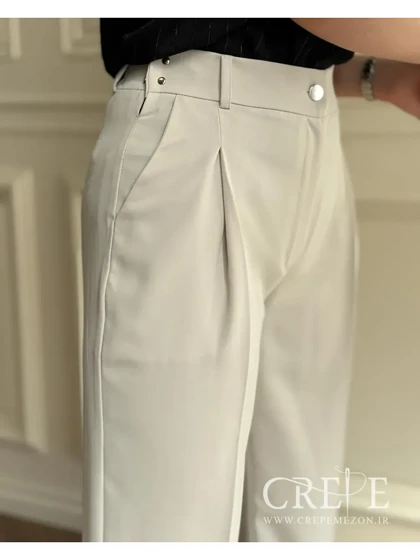 شلوار پشت کش ریگلاژی قد 117