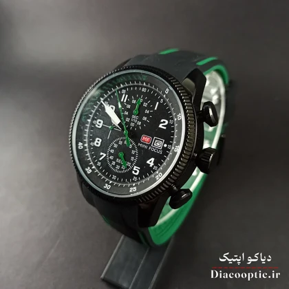 ساعت مچی مردانه اورجینال موتور ژاپنی برند مینی فوکوس سه موتور مدل Mf0379G.05 بند رابر
