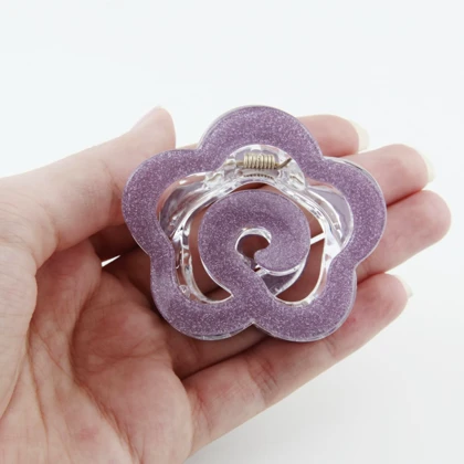 کلیپس زنانه مدل گل کوچک شاین