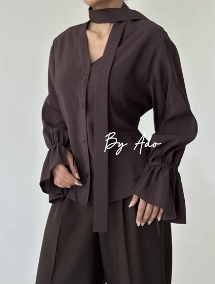 شومیز پشت گره 0477