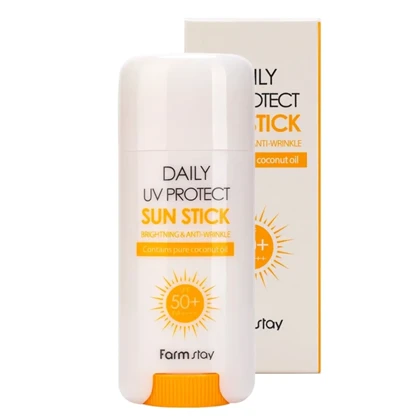 کرم ضد آفتاب روزانه محافظ فارم‌استی, Farm Stay مدل Daily UV Protect SPF 50 حجم 16 میلی‌لیتر مناسب انواع پوست