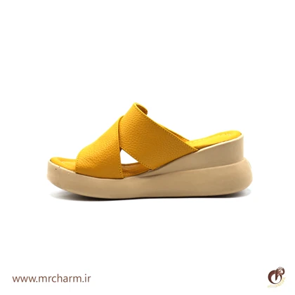 صندل لژدار زنانه تمام چرم mrc2119-09