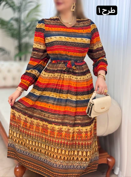 پیراهن حریر پانیذ 2806