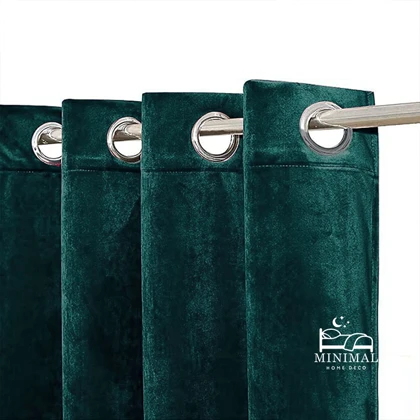 پرده آماده مخمل ویولت