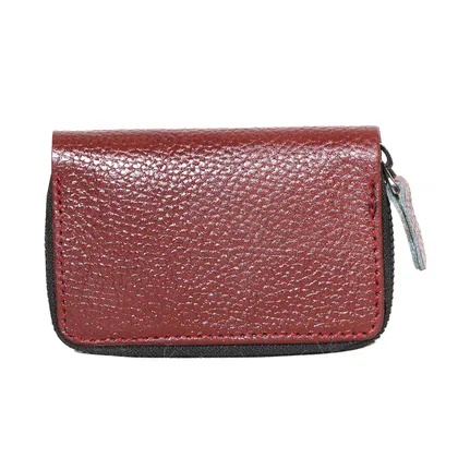 جاکارتی چرمی تک زیپ مدل SBN0042